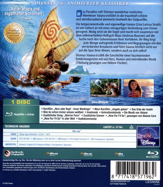 Produktbild: Vaiana - Disney Classics