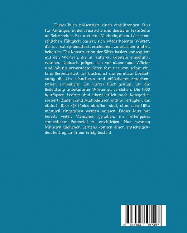 Produktbild: Lerne Russische Sprache: Das Erste Russische Lesebuch f&uuml;r Studenten