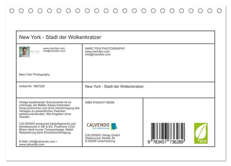 Produktbild: New York - Stadt der Wolkenkratzer (Tischkalender 2026 DIN A5 quer), CALVENDO Monatskalender