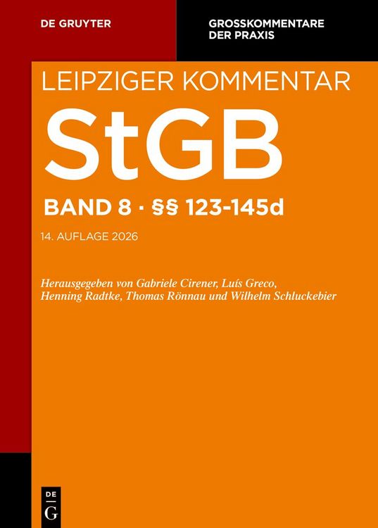 Produktbild: &sect;&sect; 123-145d