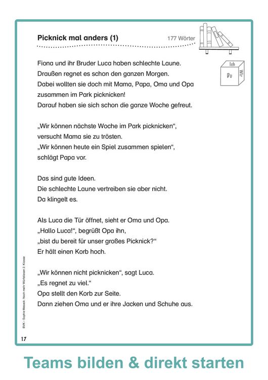 Produktbild: Noch mehr W&uuml;rfellesen 2. Klasse
