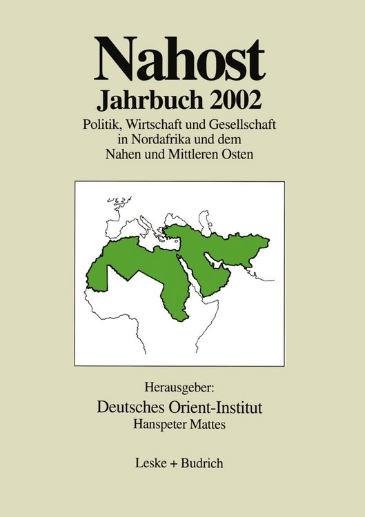 Produktbild: Nahost Jahrbuch 2002