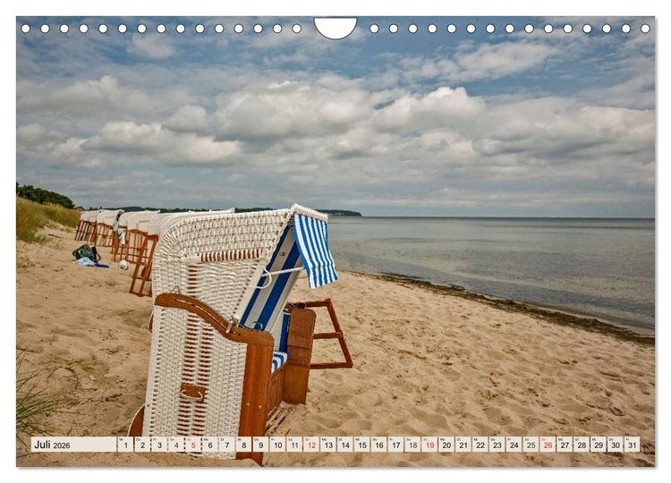 Produktbild: Urlaubsparadies R&uuml;gen (Wandkalender 2026 DIN A4 quer), CALVENDO Monatskalender