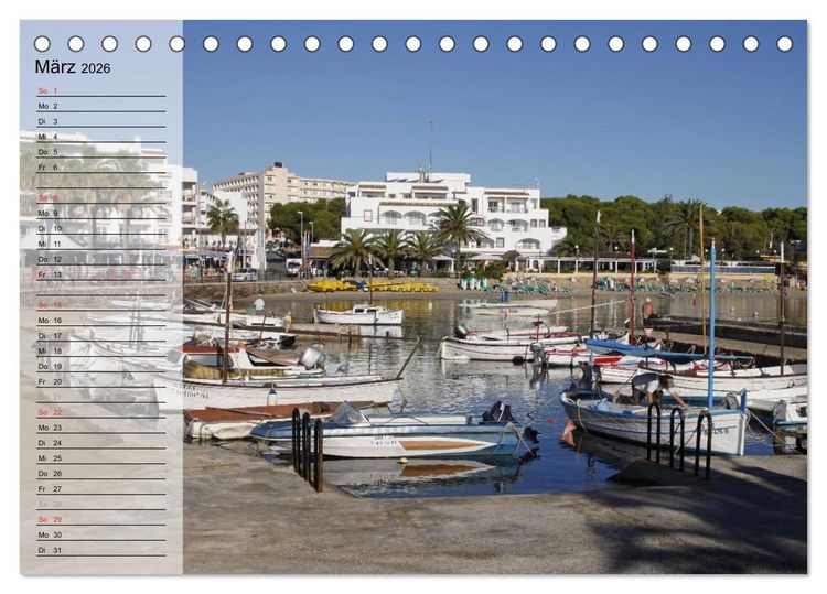 Produktbild: Zauberhaftes Ibiza - Terminplaner (Tischkalender 2026 DIN A5 quer), CALVENDO Monatskalender