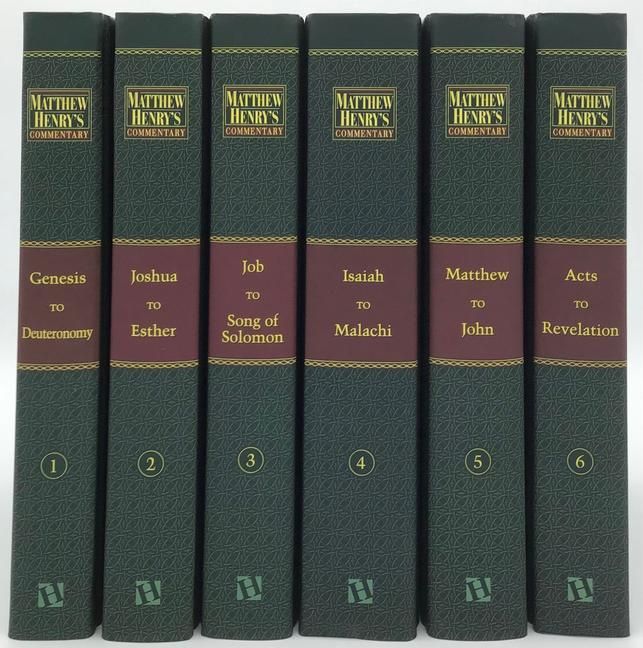 Produktbild: Matthew Henry's Commentary on the Whole Bible, Complete 6-Volume Set