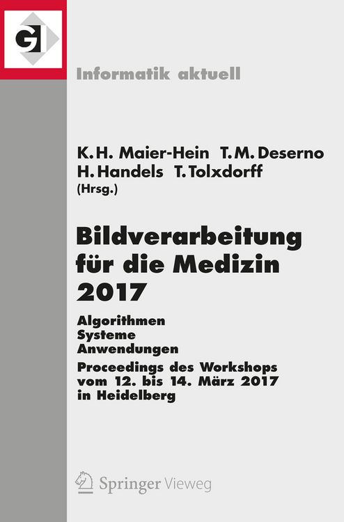 Produktbild: Bildverarbeitung f&uuml;r die Medizin 2017