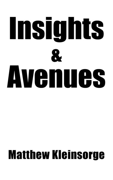 Produktbild: Insights and Avenues
