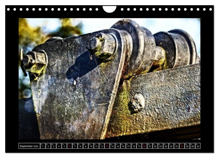 Produktbild: Industrie-Kunst 2026 (Wandkalender 2026 DIN A4 quer), CALVENDO Monatskalender