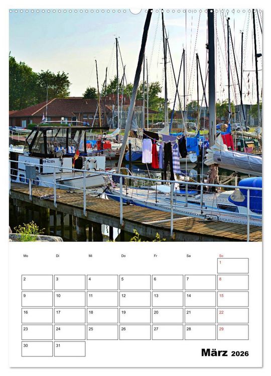 Produktbild: Marina Heiligenhafen (Wandkalender 2026 DIN A2 hoch), CALVENDO Monatskalender