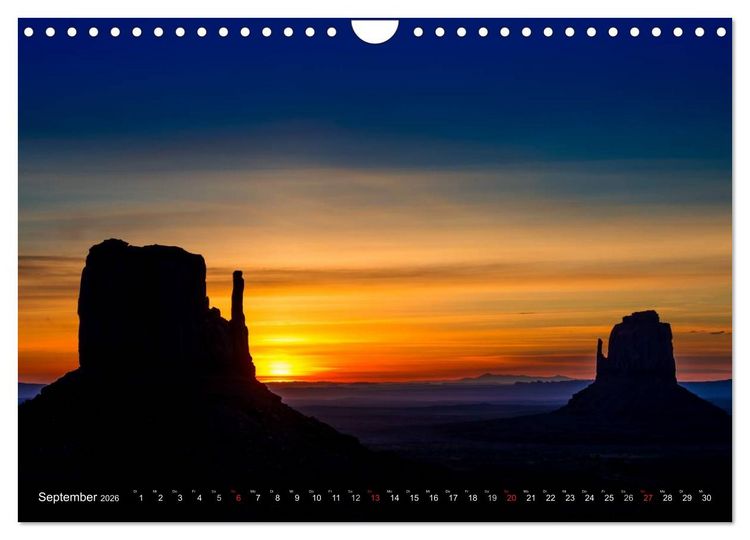 Produktbild: USA Der faszinierende S&uuml;dwesten (Wandkalender 2026 DIN A4 quer), CALVENDO Monatskalender
