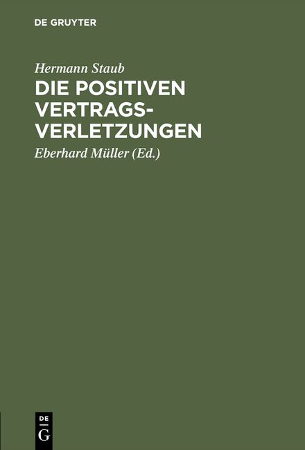Produktbild: Die positiven Vertragsverletzungen