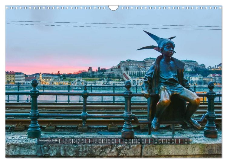 Produktbild: Budapest - Die Stadt an der Donau (Wandkalender 2026 DIN A3 quer), CALVENDO Monatskalender