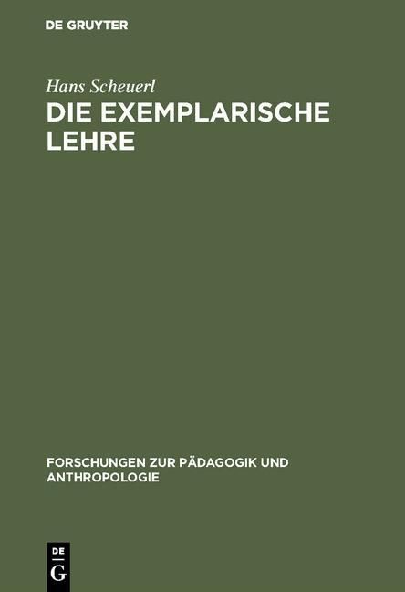 Produktbild: Die exemplarische Lehre