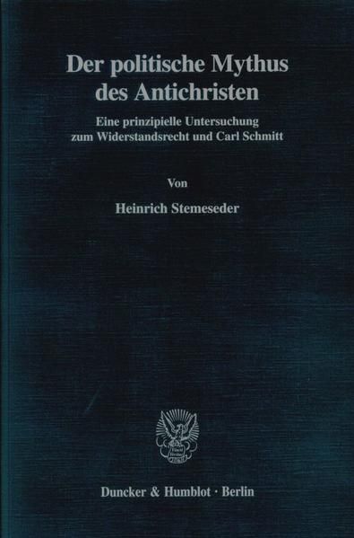 Produktbild: Der politische Mythus des Antichristen.