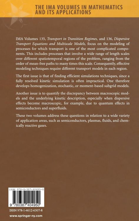 Produktbild: Transport in Transition Regimes