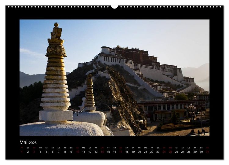 Produktbild: Tibet (hochwertiger Premium Wandkalender 2026 DIN A2 quer), Kunstdruck in Hochglanz