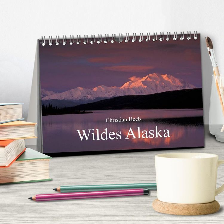 Produktbild: Wildes Alaska Christian Heeb (Tischkalender 2026 DIN A5 quer), CALVENDO Monatskalender