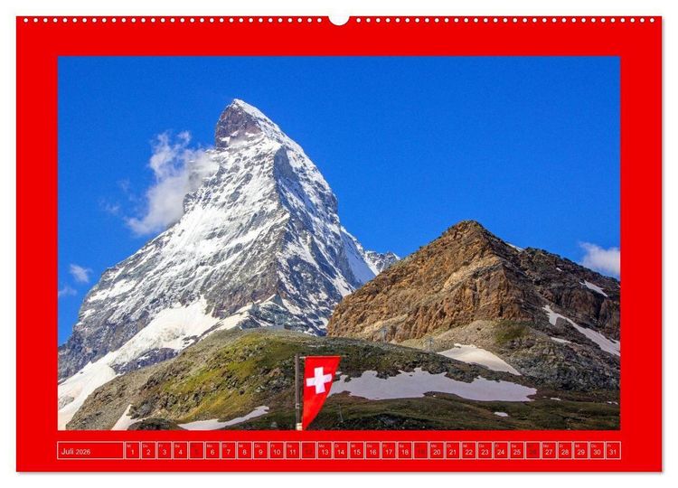 Produktbild: Die H&ouml;chsten der Alpen (Wandkalender 2026 DIN A2 quer), CALVENDO Monatskalender