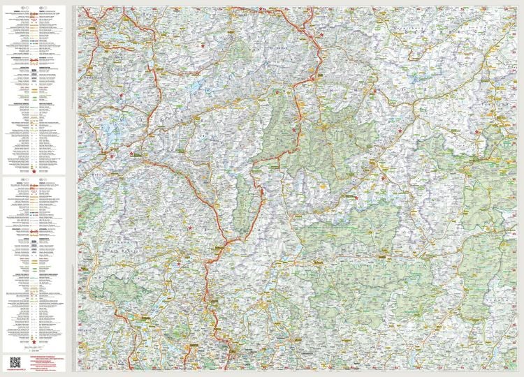 Produktbild: MARCO POLO Reisekarte Schweiz 02 &Ouml;stlicher Teil 1:225.000