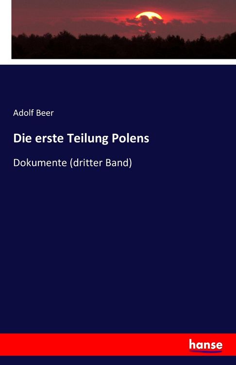 Produktbild: Die erste Teilung Polens