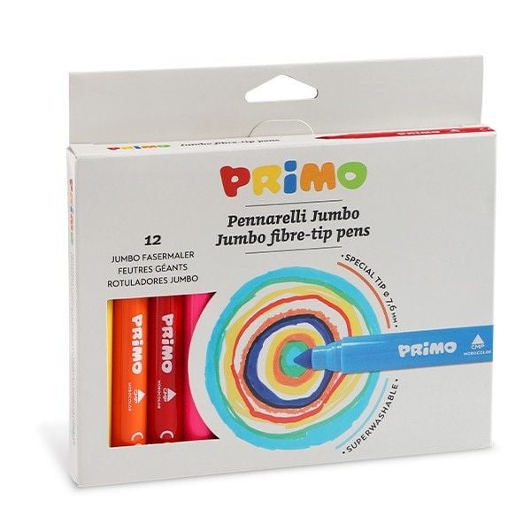 Produktbild: PRIMO JUMBO Fasermaler, 12er Set