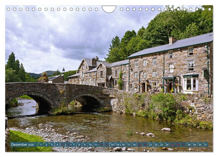 Produktbild: Herbe Sch&ouml;nheit Wales (Wandkalender 2026 DIN A4 quer), CALVENDO Monatskalender