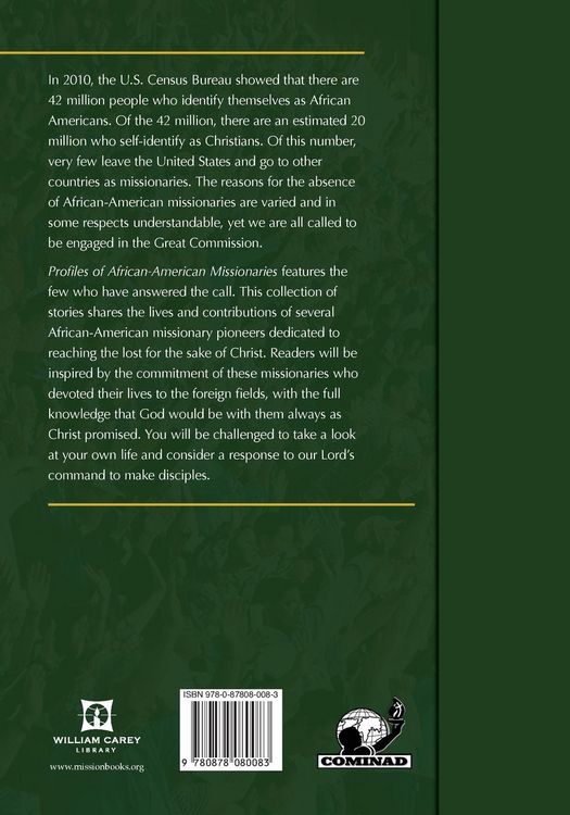 Produktbild: Profiles of African-American Missionaries