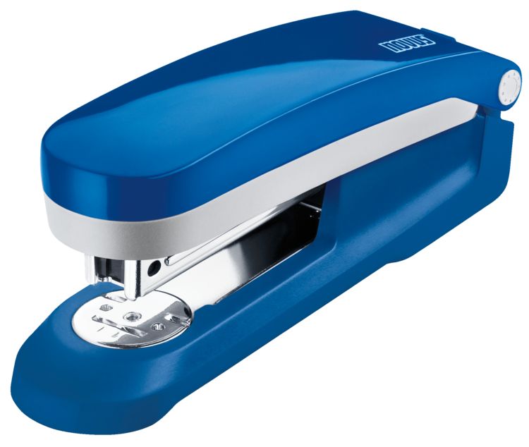 Produktbild: Heftger&auml;t E 25, bis 25 Blatt blau/grau, Oberlademechanik