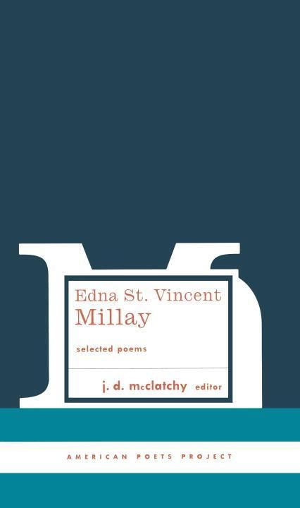 Produktbild: Edna St. Vincent Millay Selected Poems