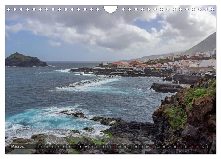 Produktbild: Vulkaninsel im Atlantik, Teneriffa (Wandkalender 2027 DIN A4 quer), CALVENDO Monatskalender