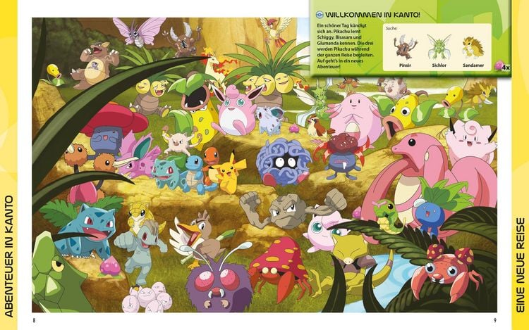 Produktbild: Pok&eacute;mon: Mein gro&szlig;es Wimmelabenteuer: Begleite Pikachu durch alle 9 Regionen