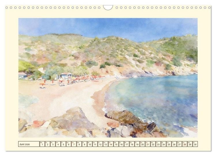 Produktbild: Elba - Insel imToskanischen Archipel (Wandkalender 2026 DIN A3 quer), CALVENDO Monatskalender