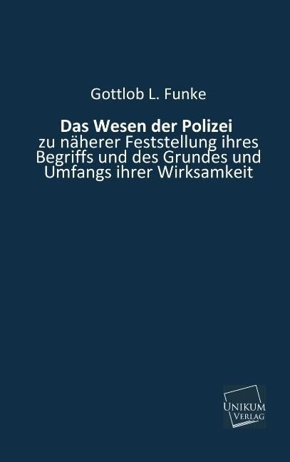 Produktbild: Funke, G: Wesen der Polizei