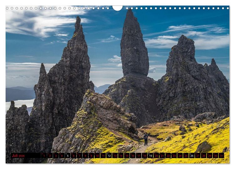 Produktbild: Raue Sch&ouml;nheit - Isle of Skye (Wandkalender 2026 DIN A3 quer), CALVENDO Monatskalender