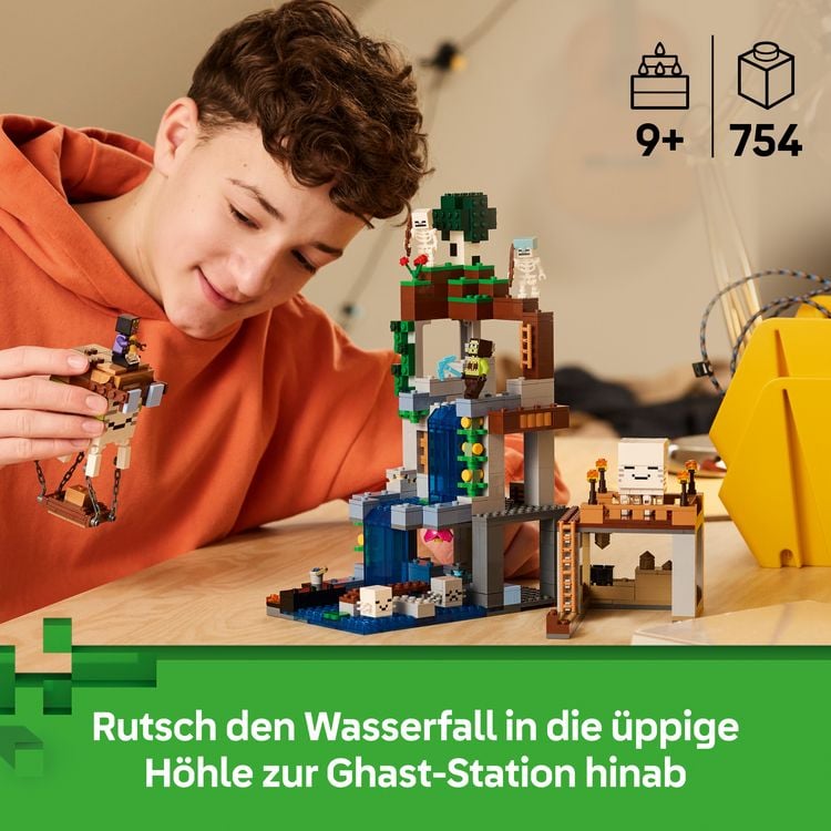 Produktbild: LEGO Minecraft 21597 Ghast-Station, Spielzeug f&uuml;r Gamer, Spielset ab 9