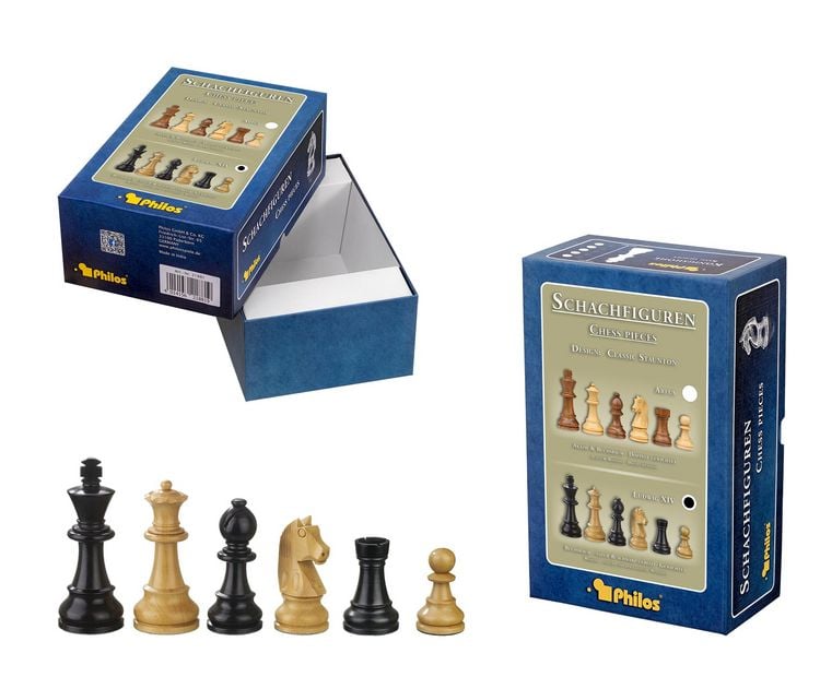 Produktbild: Schachfiguren Ludwig XIV, K&ouml;nigsh&ouml;he 110 mm, gewichtet, in Setup Box
