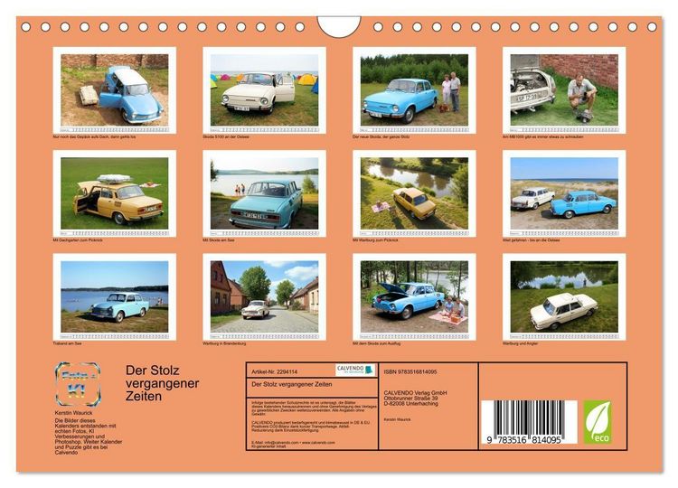 Produktbild: Der Stolz vergangener Zeiten (Wandkalender 2027 DIN A4 quer), CALVENDO Monatskalender