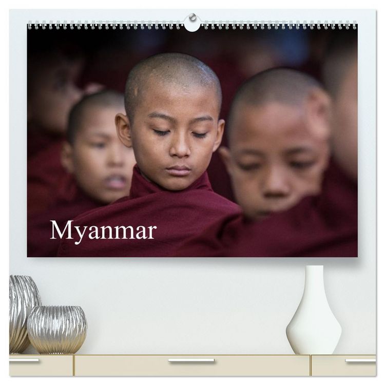 Produktbild: Myanmar 2026 (hochwertiger Premium Wandkalender 2026 DIN A2 quer), Kunstdruck in Hochglanz