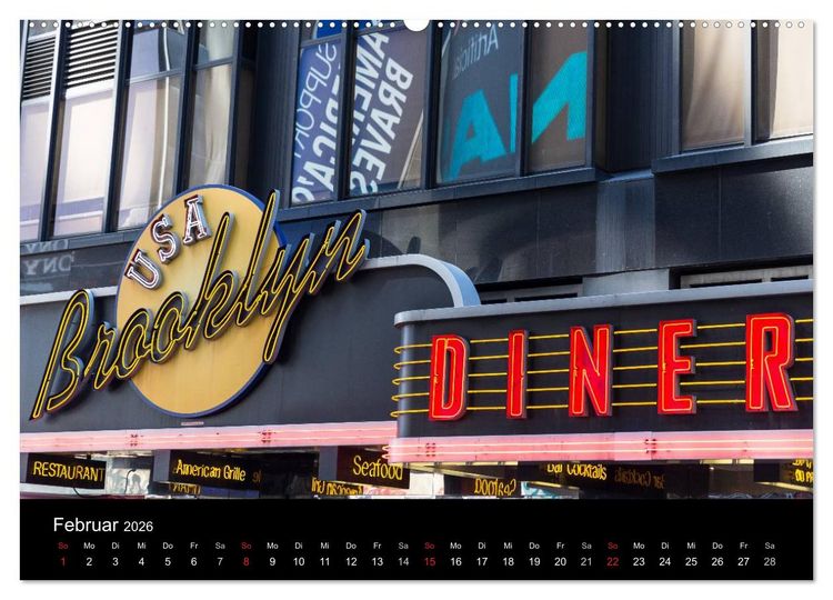 Produktbild: Zu Besuch in New York (Wandkalender 2026 DIN A2 quer), CALVENDO Monatskalender