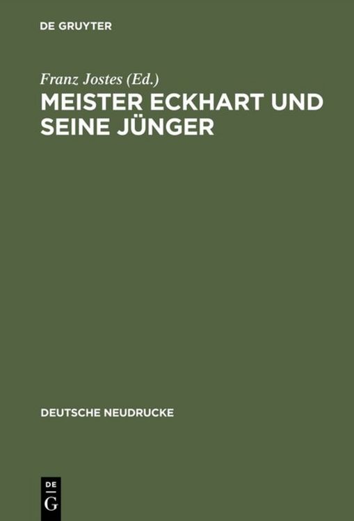 Produktbild: Meister Eckhart und seine J&uuml;nger