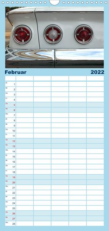 Produktbild: Familienplaner Classic Cars (Wandkalender 2022 , 21 cm x 45 cm, hoch)