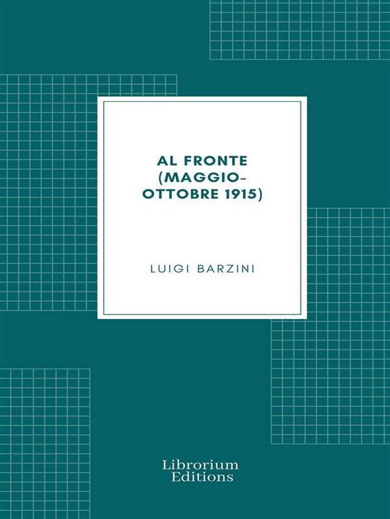 Produktbild: Al fronte (maggio-ottobre 1915)
