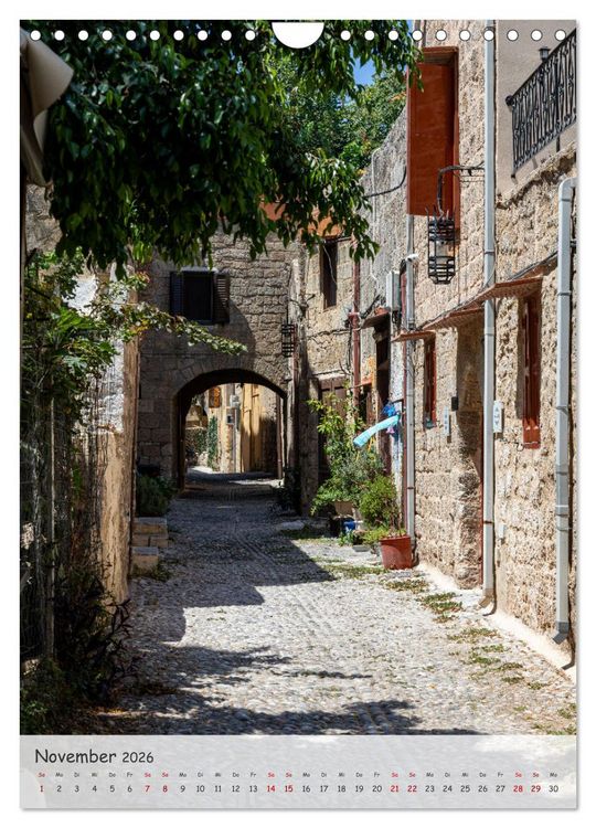 Produktbild: Rhodos und Symi, Insel der Schwammtaucher (Wandkalender 2026 DIN A4 hoch), CALVENDO Monatskalender