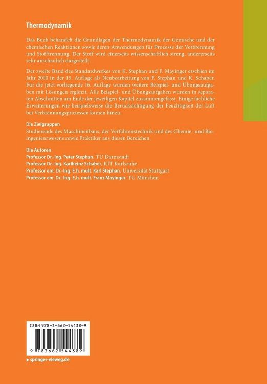 Produktbild: Thermodynamik