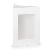 Produktbild: Paperado-5er Pack PP-Karten eckig Ft.B6, Wei&szlig;