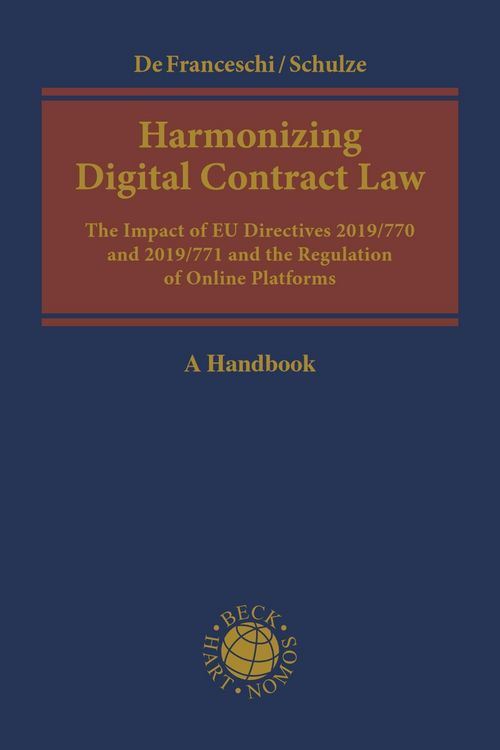 Produktbild: Harmonizing Digital Contract Law