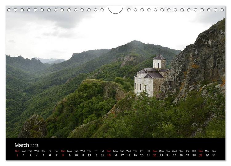 Produktbild: Monuments of Russia 2026 (Wall Calendar 2026 DIN A4 landscape), CALVENDO 12 Month Wall Calendar