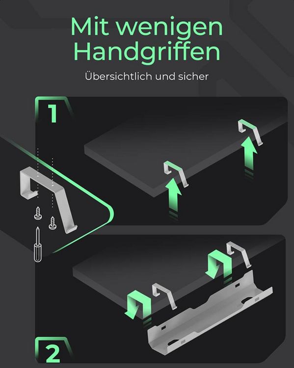 Produktbild: ICY BOX Kabelkanal Wei&szlig; (B x H x T) 125 x 90 x 610mm 1 St. IB-EWA100W-CM