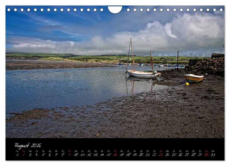 Produktbild: Wales - Pembrokeshire Coast Path (Wandkalender 2026 DIN A4 quer), CALVENDO Monatskalender