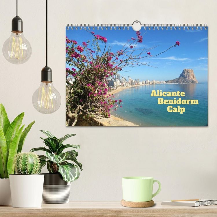 Produktbild: Alicante - Benidorm - Calp (Wandkalender 2026 DIN A4 quer), CALVENDO Monatskalender
